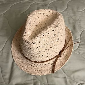 Straw fedora hat size 7